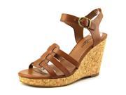 Lucky Brand Willows Women US 10 Brown Wedge Sandal