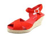Eric Michael Alma Women US 9.5 Red Wedge Sandal