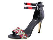 Mia Rama Women US 7.5 Black Sandals