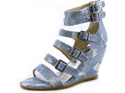 Matisse Honor Women US 8.5 Blue Wedge Sandal