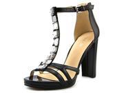 Nine West Wiglie Women US 6.5 Black Sandals