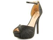 Zigi Soho Saira Women US 8.5 Black Peep Toe Platform Heel