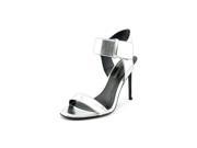 Enzo Angiolini Brodee Women US 10 Silver Sandals