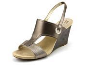 Anne Klein Leni Women US 6 Gray Wedge Sandal