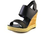 Charles David Oriel Women US 6.5 Black Wedge Sandal