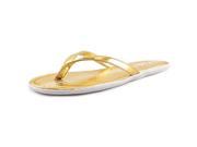 Keds Tealight Metallic Flip Flop Women US 5 Gold Thong Sandal UK 2.5