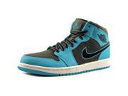 Nike Air Jordan 1 Mid Men US 10.5 Blue Basketball Shoe
