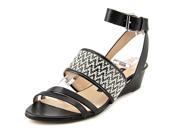 French Connection Wiley Women US 5.5 Black Wedge Sandal