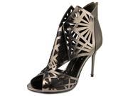 Dolce Vita Hadrian Women US 8 Silver Peep Toe Ankle Boot
