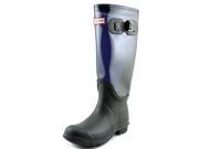 Hunter Original Clear Leg Women US 6 Blue Rain Boot UK 4 EU 37