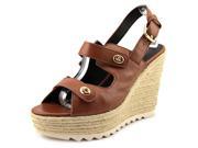 Coach Electra Women US 10 Brown Wedge Sandal