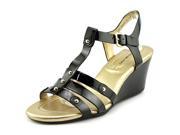 Bandolino Kimili Women US 6 Black Wedge Sandal