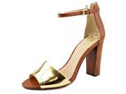 Vince Camuto Velenza Women US 8 Gold Sandals EU 38