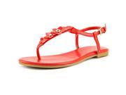 Cole Haan Effie Floral Sandal Women US 5.5 Red Thong Sandal
