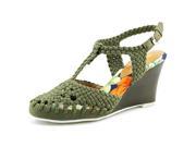 Nina Matrix Women US 9 Green Wedge Sandal