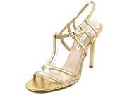 Diane Von Furstenberg Viola Too Women US 9.5 Gold Sandals