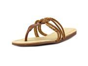 Sebago Poole Knot Women US 6 Brown Thong Sandal