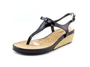 Vaneli Kiliana Women US 7.5 Black Wedge Sandal