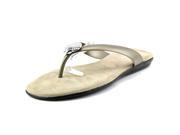 Aerosoles Chlarity Women US 5 Silver Thong Sandal
