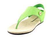 Bearpaw April Women US 6 Green Thong Sandal