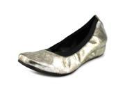 Vaneli Grassy Women US 7 W Silver Wedge Heel