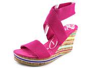 Rocket Dog Gabrieli Women US 6 Pink Wedge Sandal