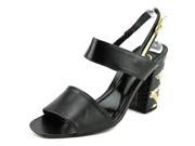Delman Adria Women US 5.5 Black Sandals