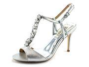 Badgley Mischka Martina II Women US 10 Silver Sandals
