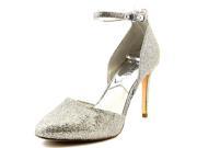 Michael Michael Kors Georgia Ankle Strap Women US 8.5 Silver Heels