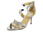 Marc Fisher Lexcie 2 Women US 8.5 Silver Sandals