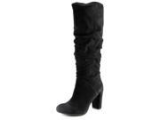 Nine West Shiryl Women US 10.5 Black Knee High Boot