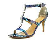 Thalia Sodi Playa Women US 10 Blue Sandals