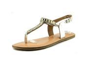 Very Volatile Iced Out Women US 7 Silver Slingback Sandal