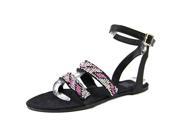 Muk Luks Gemma Women US 9 Black Sandals