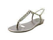 Style Co Edithe Women US 6 Silver Thong Sandal
