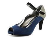 Karen Scott Nadda Women US 8 Blue Peep Toe Heels