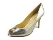 Ivanka Trump Cleo 5 Women US 8 Silver Heels