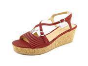 Coconuts By Matisse Castaway Women US 7 Red Wedge Sandal