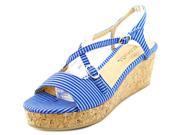 Coconuts By Matisse Castaway Women US 6 Blue Wedge Sandal