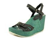 Coolway Gacela Women US 10.5 Blue Wedge Sandal