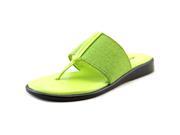 Callisto Pop Youth US 1 Green Thong Sandal