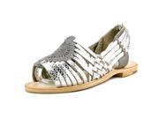 Seychelles Sqaure Metallic Women US 6 Silver Sandals