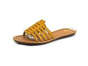 Madeline Danny Women US 7.5 Tan Slides Sandal