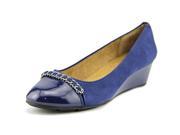 Style Co Gildaa Women US 7.5 Blue Wedge Heel