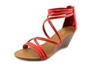 Carlos by Carlos San Venice Women US 7.5 Red Wedge Sandal