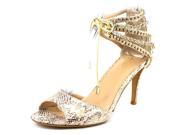 Thalia Sodi Evahly Women US 8.5 Gold Sandals