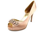 Nine West Finest Women US 9.5 Pink Peep Toe Heels