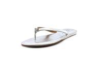 Report Signature Duda Women US 7 Silver Flip Flop Sandal