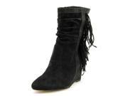 INC International Concepts Everleeh Women US 6.5 Black Ankle Boot
