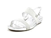 Nina Barrie Women US 6.5 Silver Sandals EU 36.5